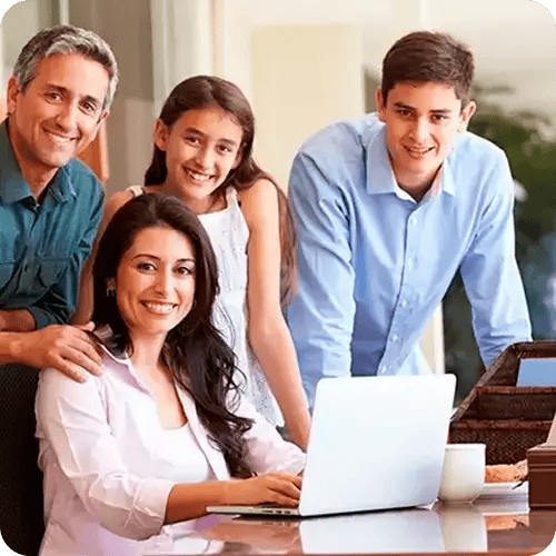 A happy family working with H&CO to safeguard their assets by establishing a full service family office. 