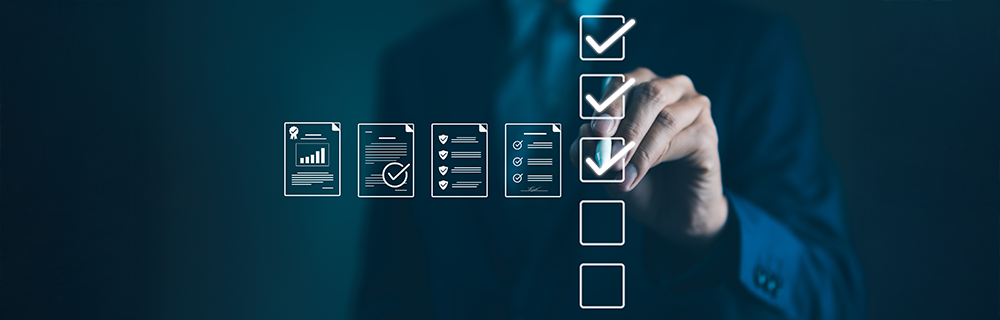 Ilustração de um checklist