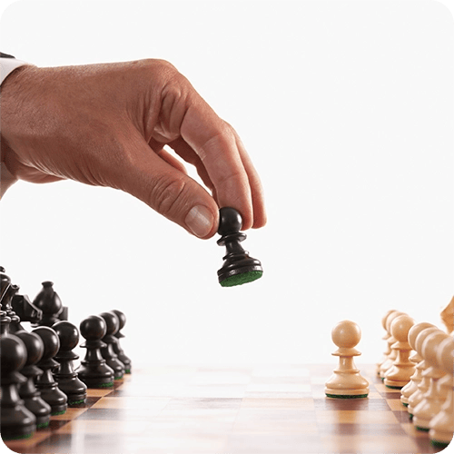 Chess game representing Tax Advisors optimizing Foreign Tax Credits with Cross-Border Tax Planning Expertise
