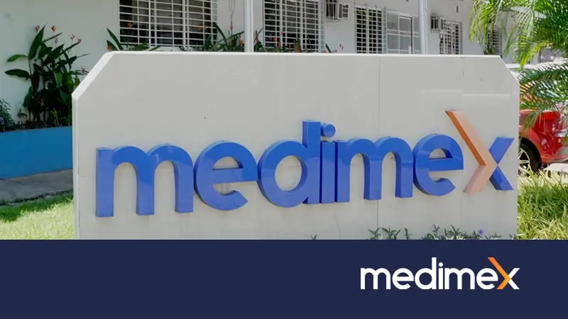 corpóreo de la empresa Medimex en panamá