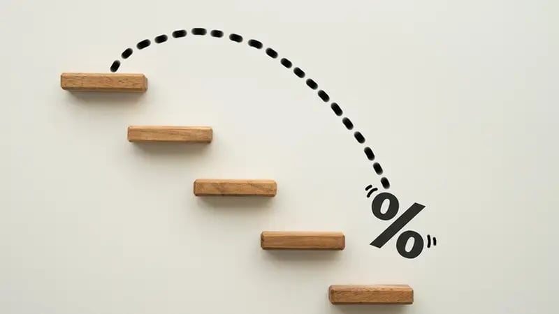 Lower interest rate percentage