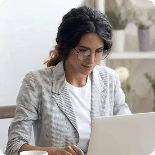 Tax professional filing sales tax returns to meet compliance deadlines.