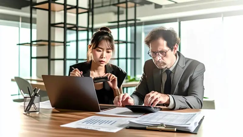 Two persons submitting documents to represent filing U.S. tax return with the foreign earned income exclusion