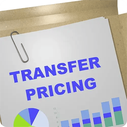 Illustration of transfer pricing documentation files symbolizing global compliance and multinational tax requirements