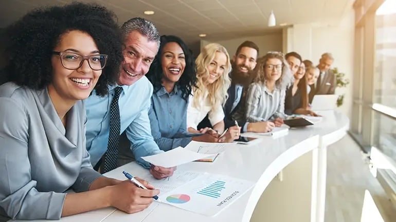 A GROUP OF PROFESSIONALS READY TO HELP CLIENTS FILE THEIR FEDERAL TAX RETURN. 