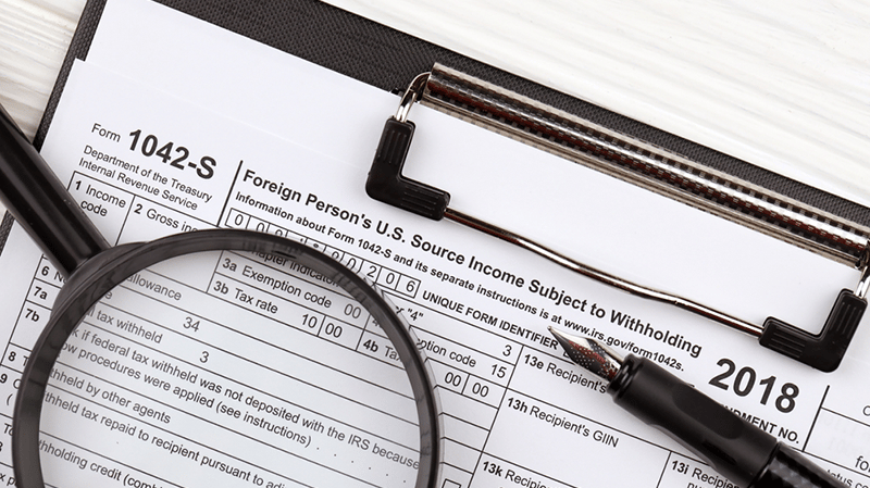 Imagen of IRS Form 1042 S