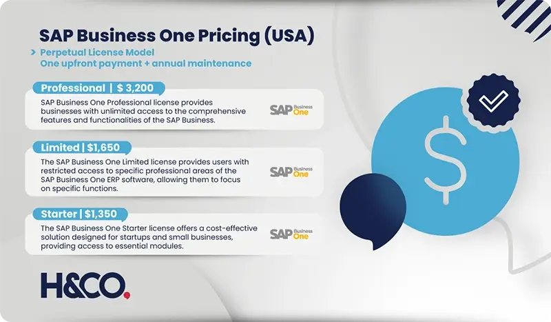 SAP, ONE TIME COST, LICENSE FEES