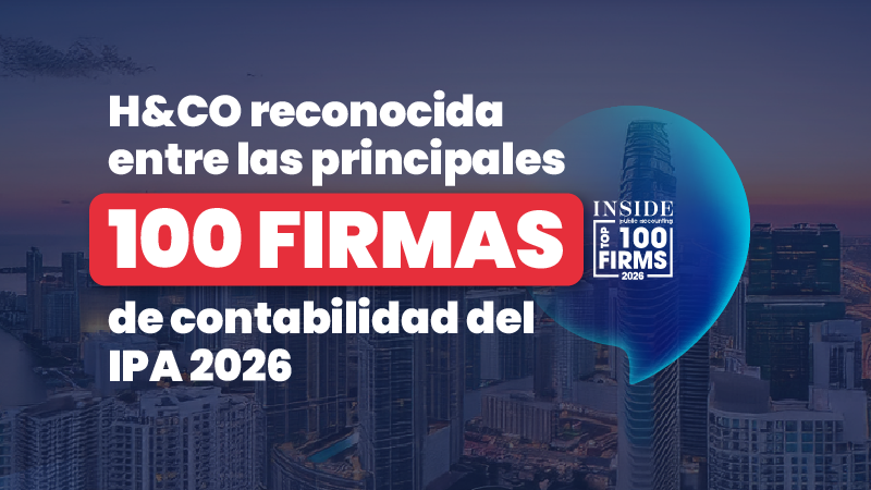 H&CO alcanza el puesto #67 en el Top 100 de las firmas de contabilidad de IPA 2026